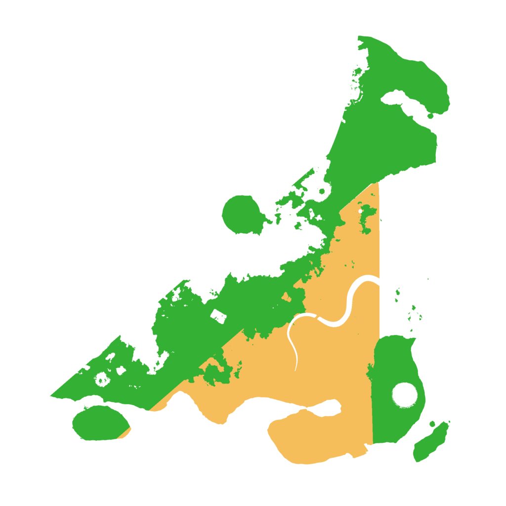 Biome Rust Map: Procedural Map, Size: 3560, Seed: 78505