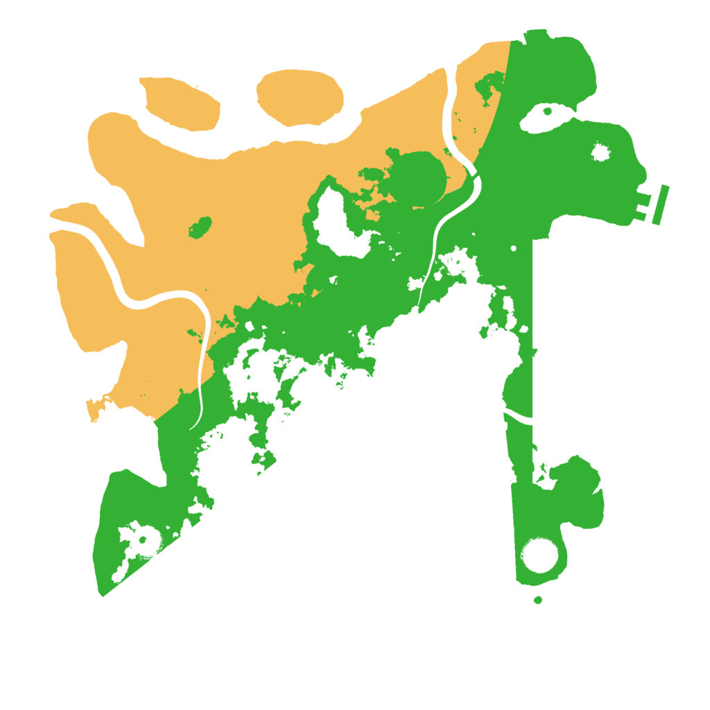 Biome Rust Map: Procedural Map, Size: 3560, Seed: 2523370
