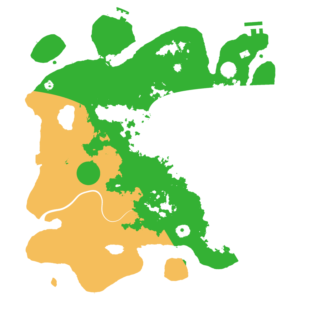 Biome Rust Map: Procedural Map, Size: 3560, Seed: 3481966