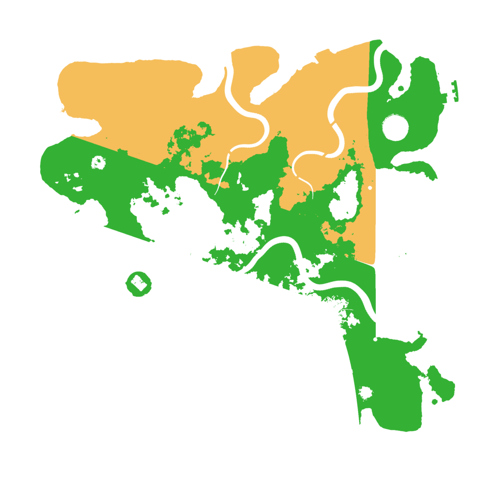Biome Rust Map: Procedural Map, Size: 3560, Seed: 3210055