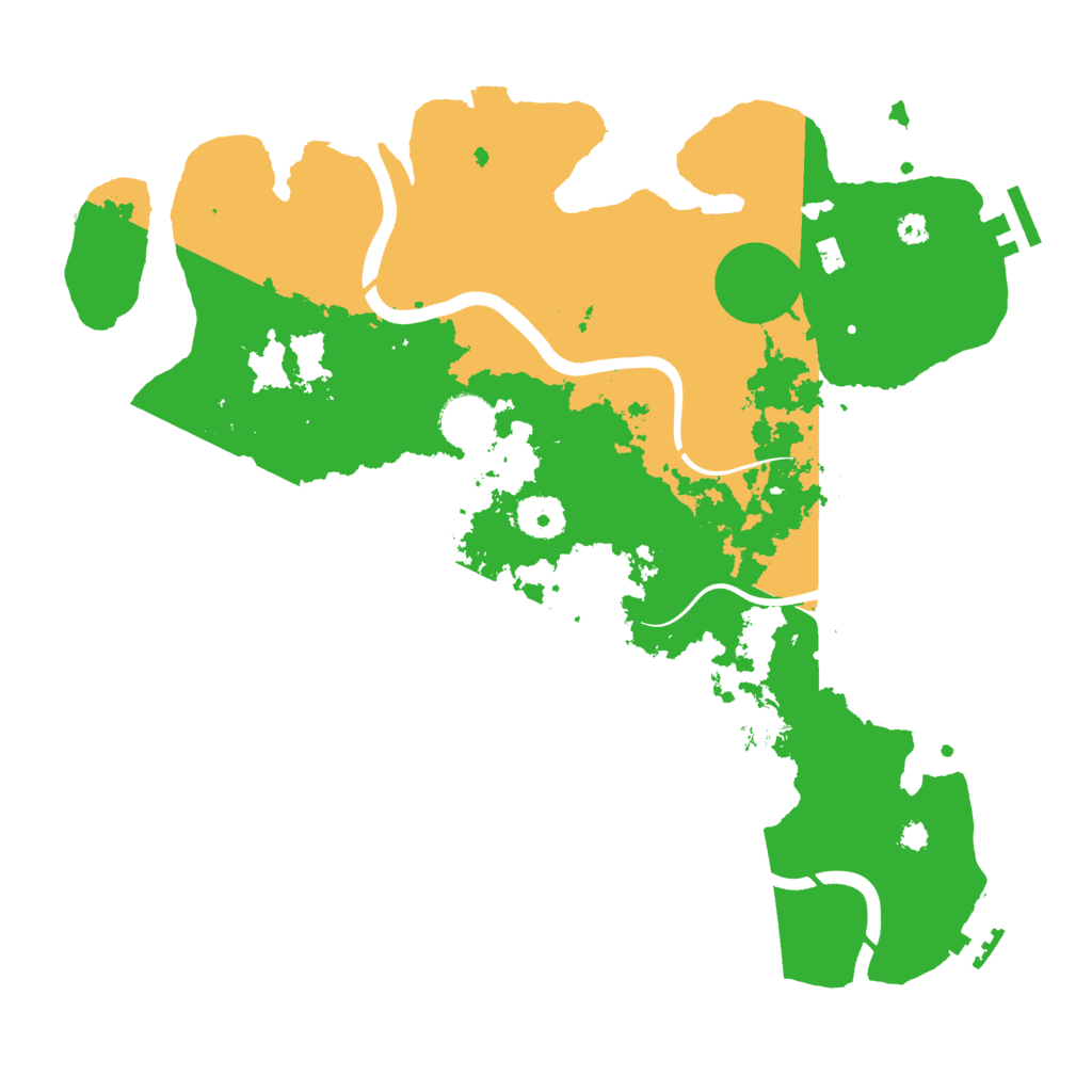 Biome Rust Map: Procedural Map, Size: 3560, Seed: 489578
