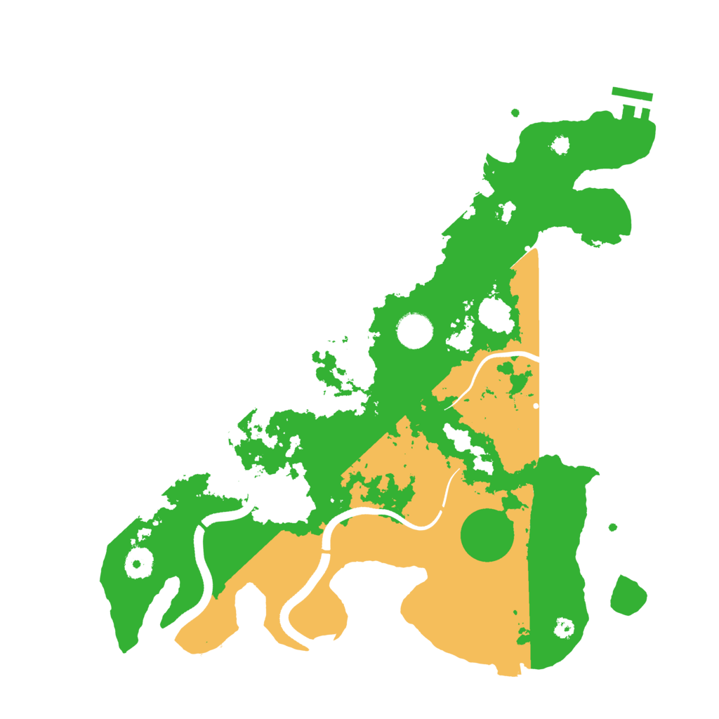 Biome Rust Map: Procedural Map, Size: 3560, Seed: 2802395