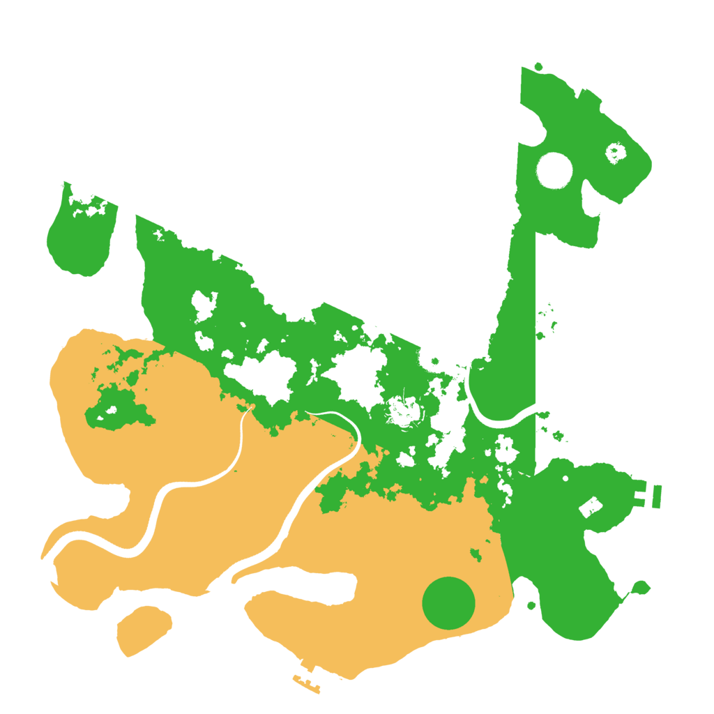 Biome Rust Map: Procedural Map, Size: 3560, Seed: 934656