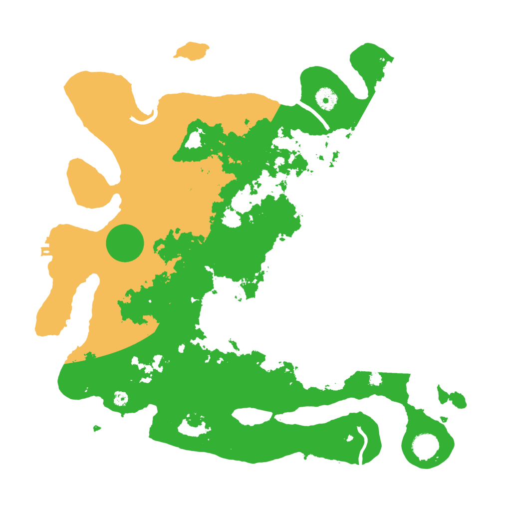 Biome Rust Map: Procedural Map, Size: 3560, Seed: 808091