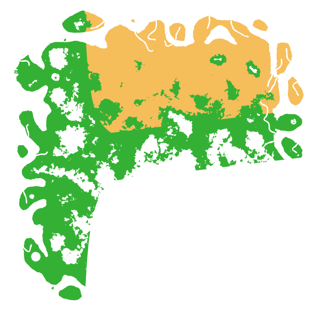 Biome Rust Map: Procedural Map, Size: 6000, Seed: 2546357