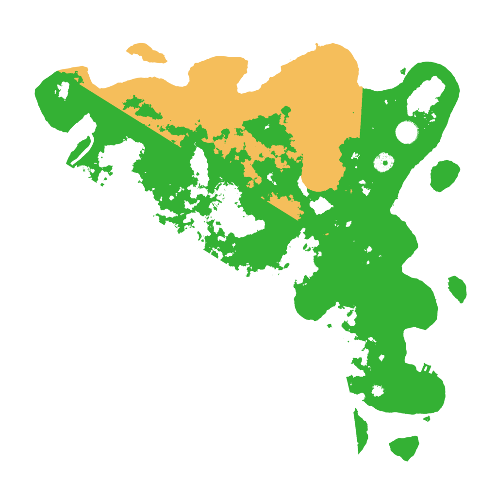 Biome Rust Map: Procedural Map, Size: 3900, Seed: 23658345