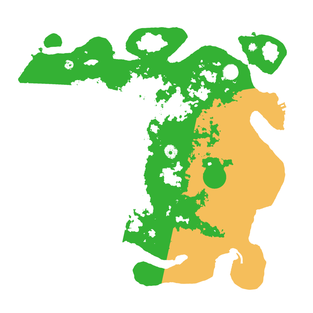 Biome Rust Map: Procedural Map, Size: 3560, Seed: 3188780