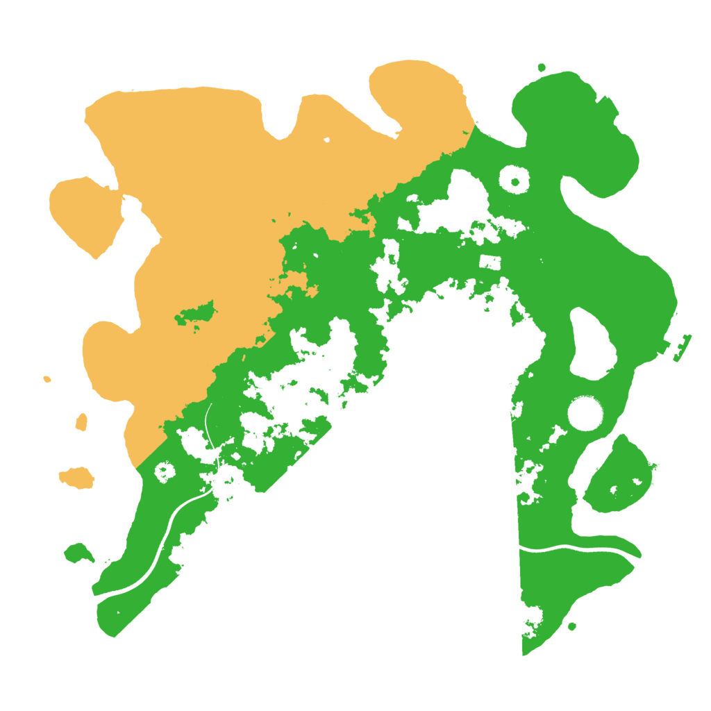 Biome Rust Map: Procedural Map, Size: 3560, Seed: 2951087