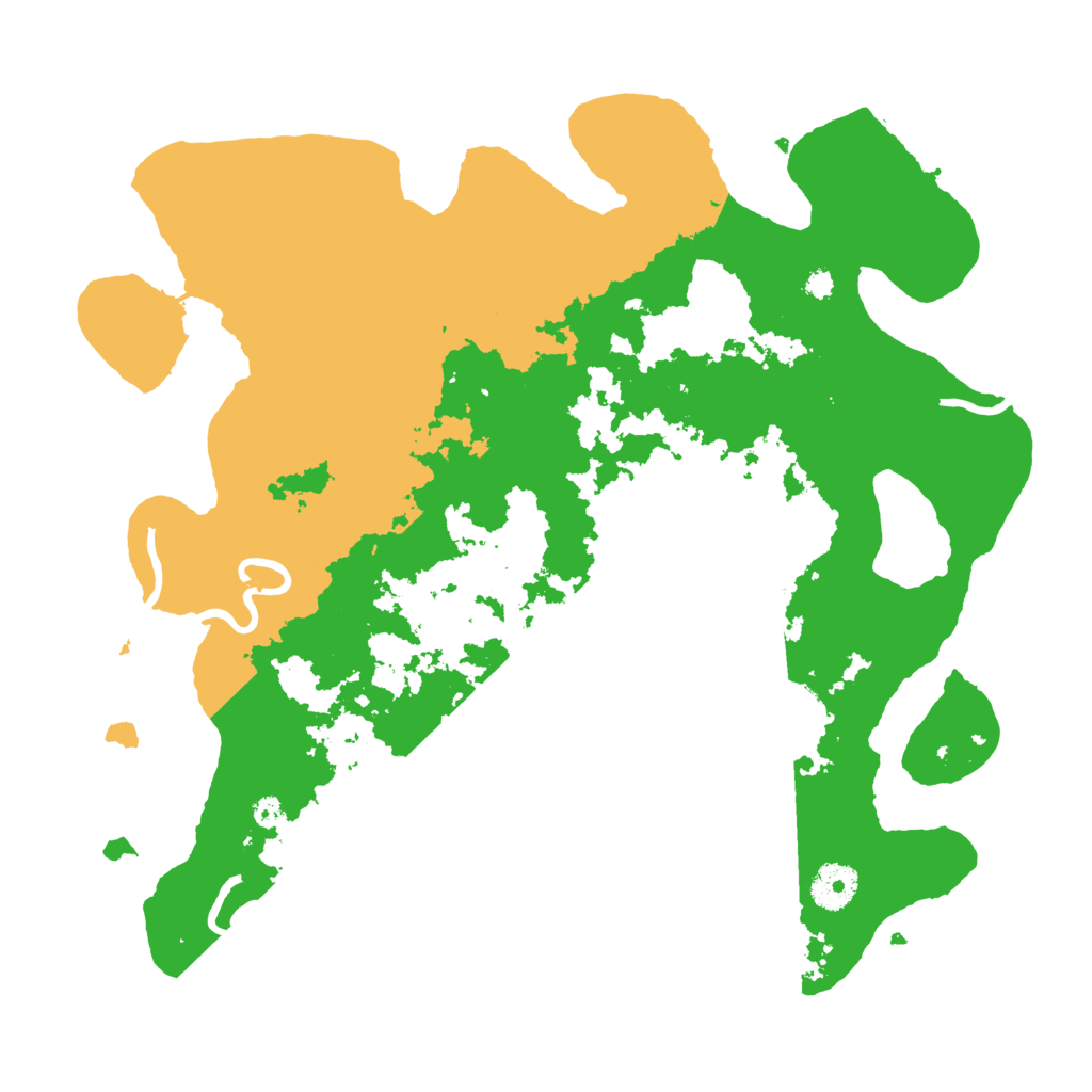 Biome Rust Map: Procedural Map, Size: 3560, Seed: 2951087