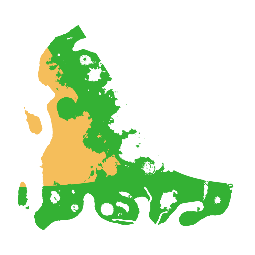 Biome Rust Map: Procedural Map, Size: 3560, Seed: 3349261