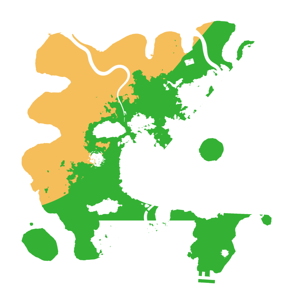 Biome Rust Map: Procedural Map, Size: 3560, Seed: 4800644