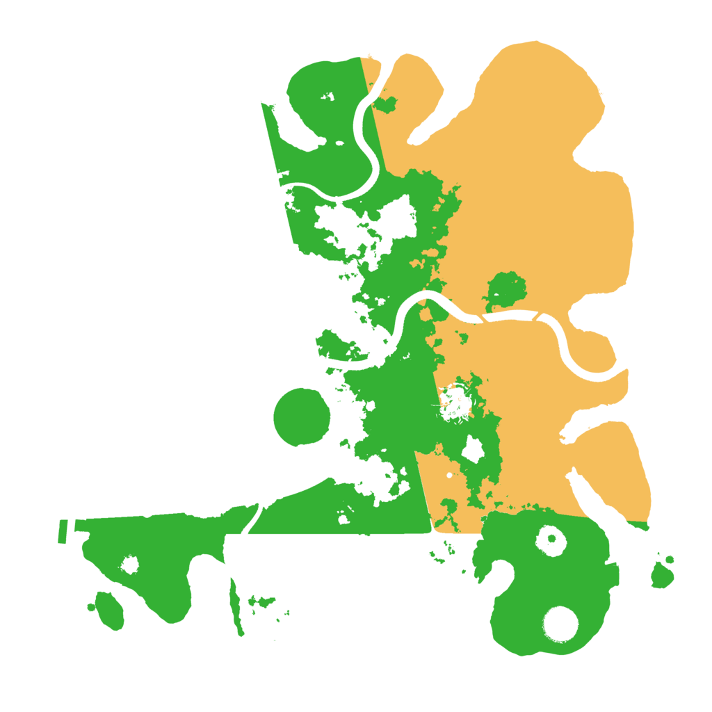 Biome Rust Map: Procedural Map, Size: 3560, Seed: 291889
