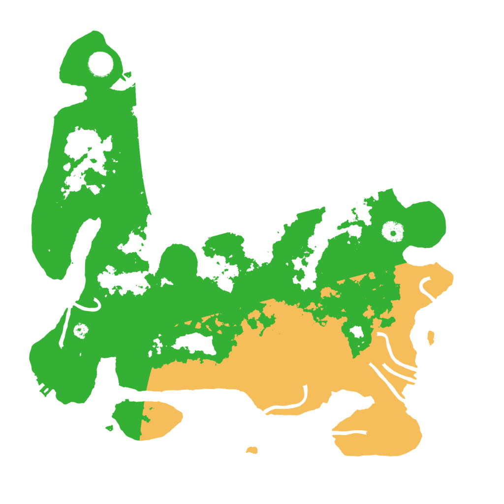 Biome Rust Map: Procedural Map, Size: 3560, Seed: 3110705