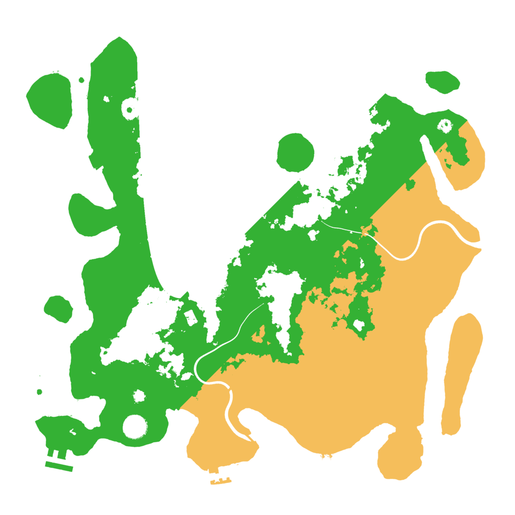 Biome Rust Map: Procedural Map, Size: 3750, Seed: 1370256470