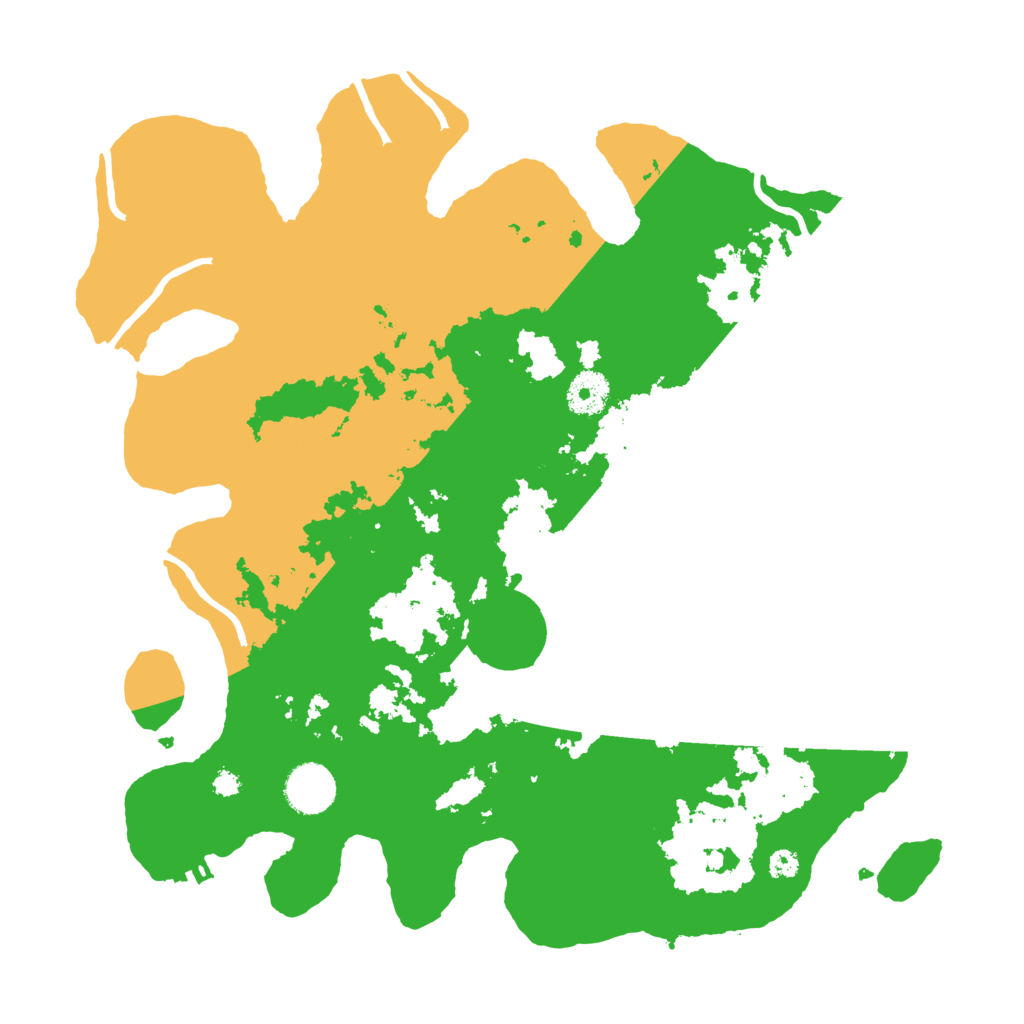 Biome Rust Map: Procedural Map, Size: 3560, Seed: 1107861