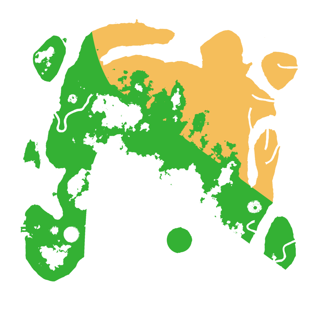 Biome Rust Map: Procedural Map, Size: 3560, Seed: 4116392