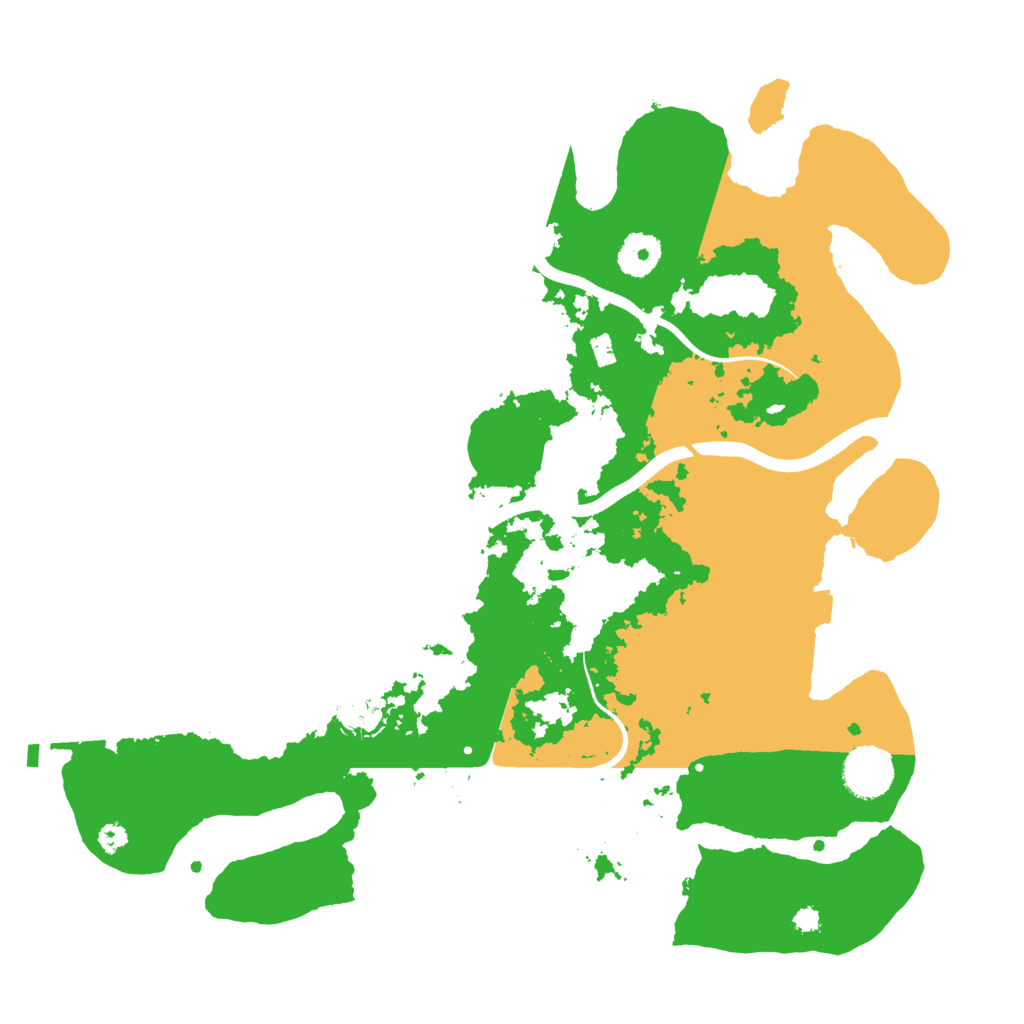 Biome Rust Map: Procedural Map, Size: 3560, Seed: 5350609