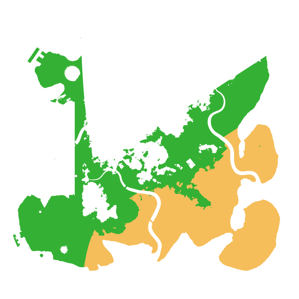 Biome Rust Map: Procedural Map, Size: 3560, Seed: 4690097