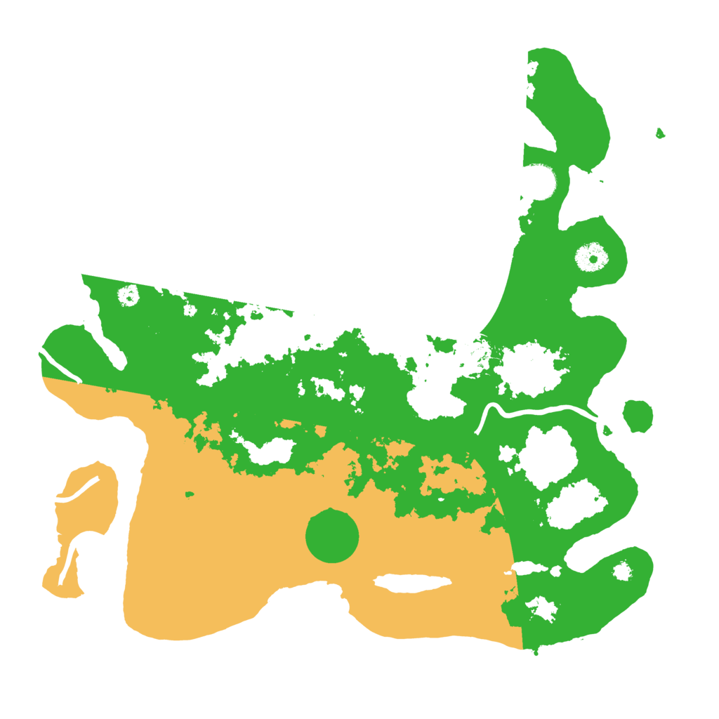 Biome Rust Map: Procedural Map, Size: 3560, Seed: 36491