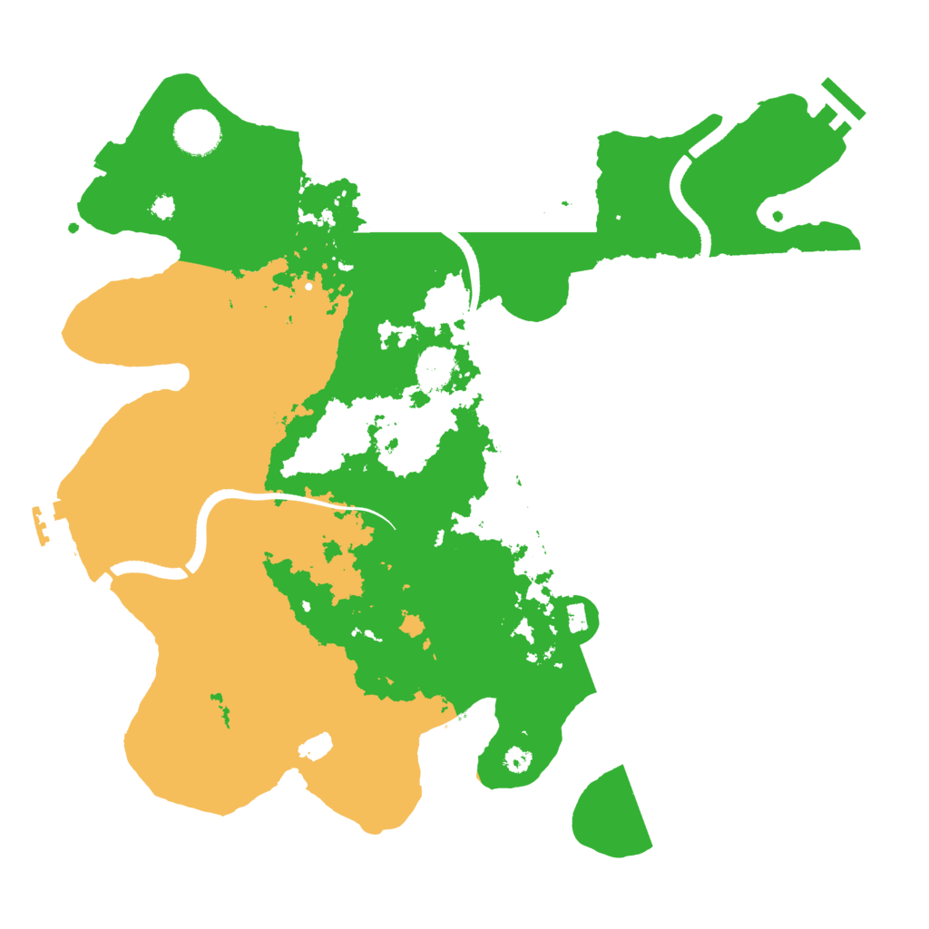 Biome Rust Map: Procedural Map, Size: 3560, Seed: 185332