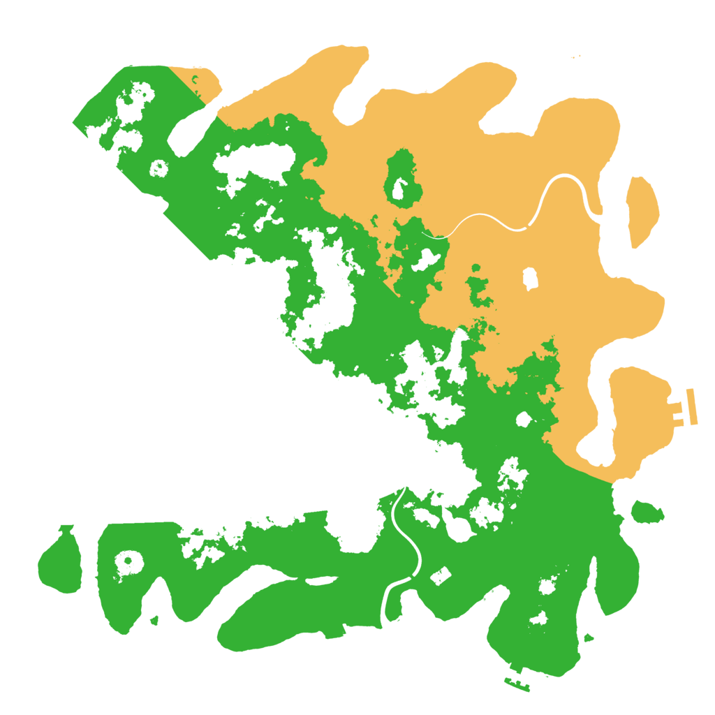 Biome Rust Map: Procedural Map, Size: 4000, Seed: 1116542022