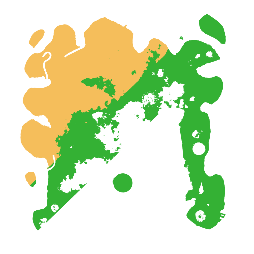 Biome Rust Map: Procedural Map, Size: 3560, Seed: 4555469