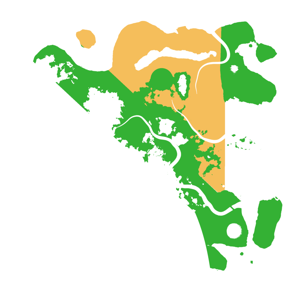 Biome Rust Map: Procedural Map, Size: 3560, Seed: 2546158