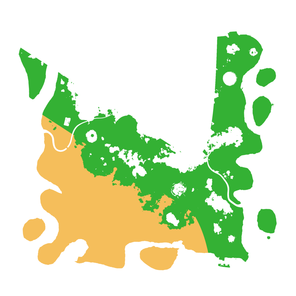 Biome Rust Map: Procedural Map, Size: 3800, Seed: 1242946
