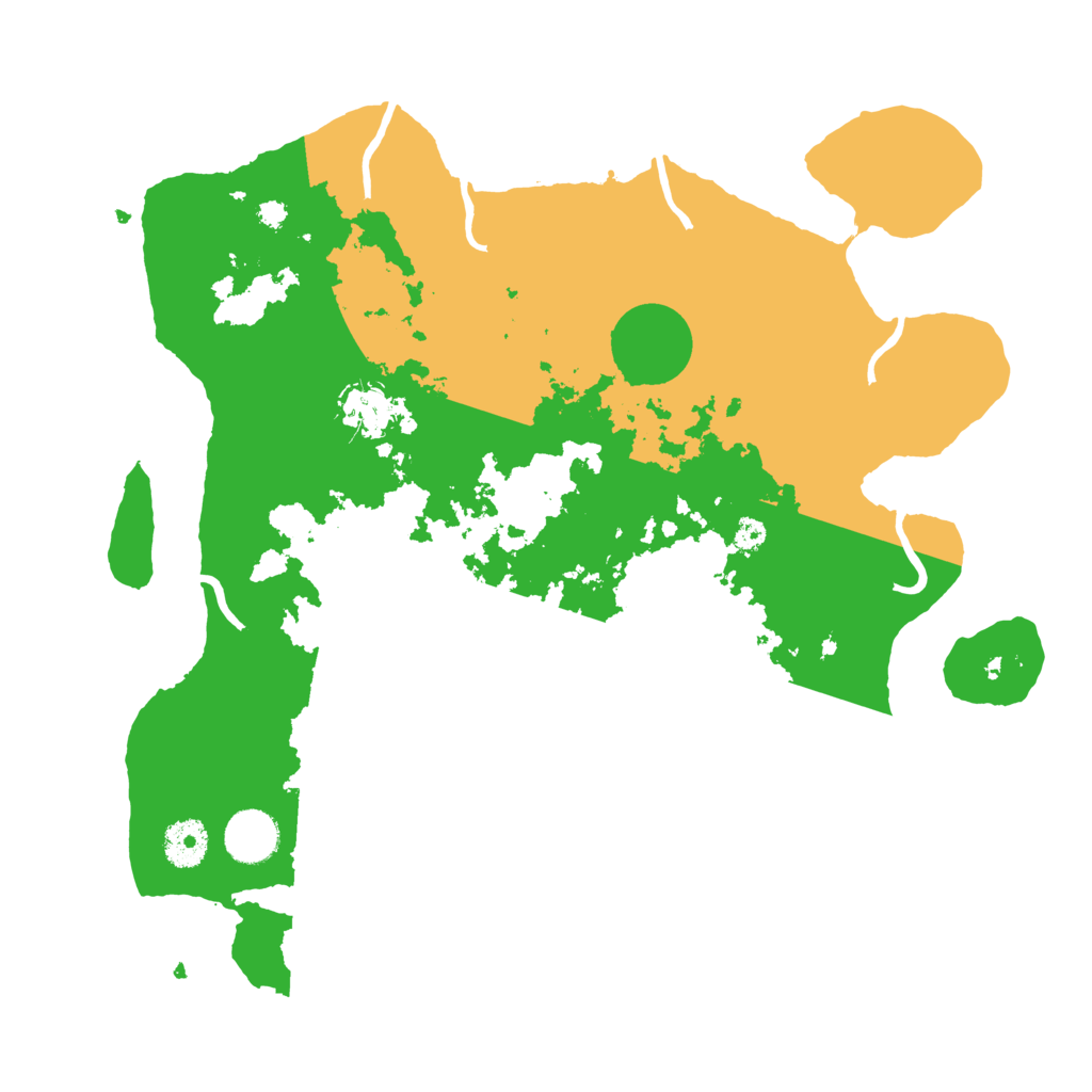 Biome Rust Map: Procedural Map, Size: 3560, Seed: 1261670