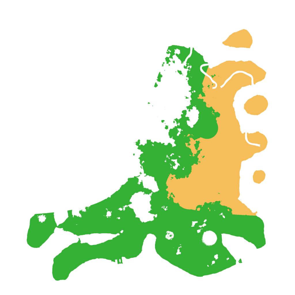 Biome Rust Map: Procedural Map, Size: 3560, Seed: 946895