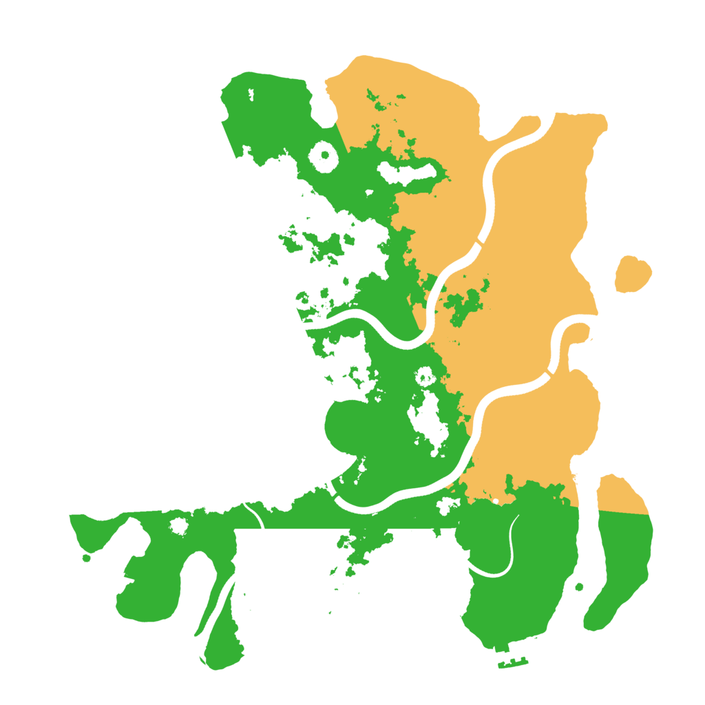 Biome Rust Map: Procedural Map, Size: 3560, Seed: 5627458