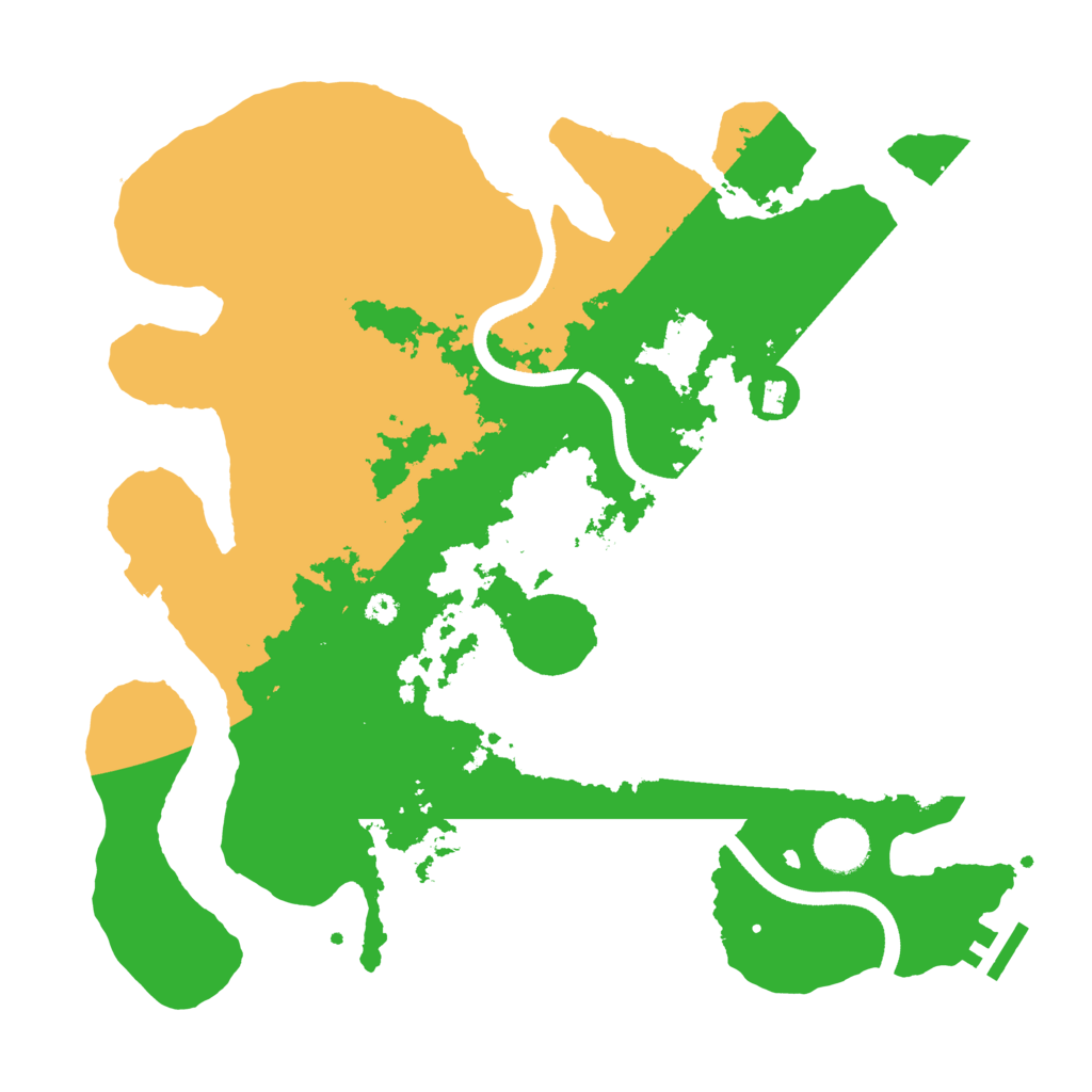 Biome Rust Map: Procedural Map, Size: 3560, Seed: 4184203