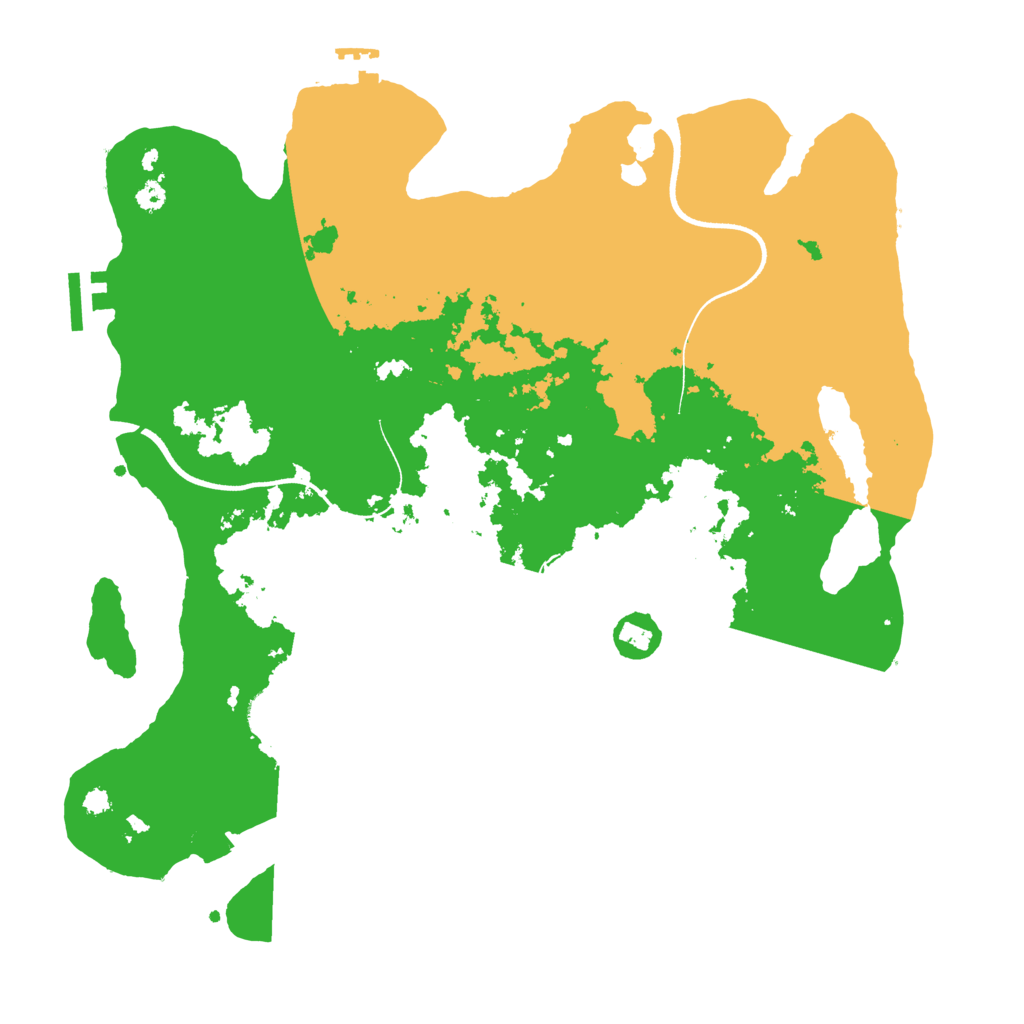 Biome Rust Map: Procedural Map, Size: 3560, Seed: 6186856