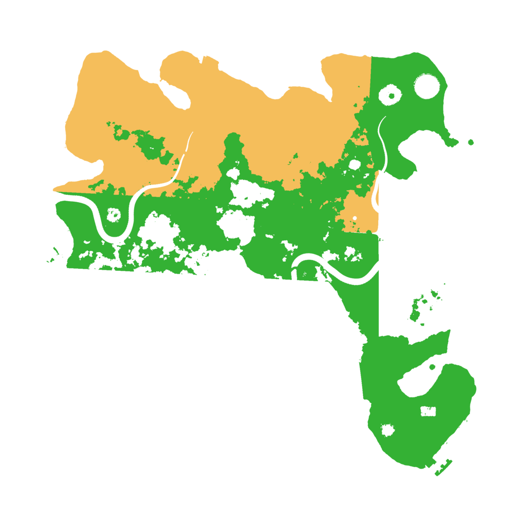 Biome Rust Map: Procedural Map, Size: 3560, Seed: 3370105