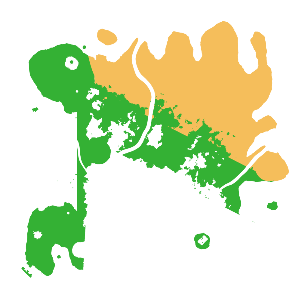 Biome Rust Map: Procedural Map, Size: 3500, Seed: 67815