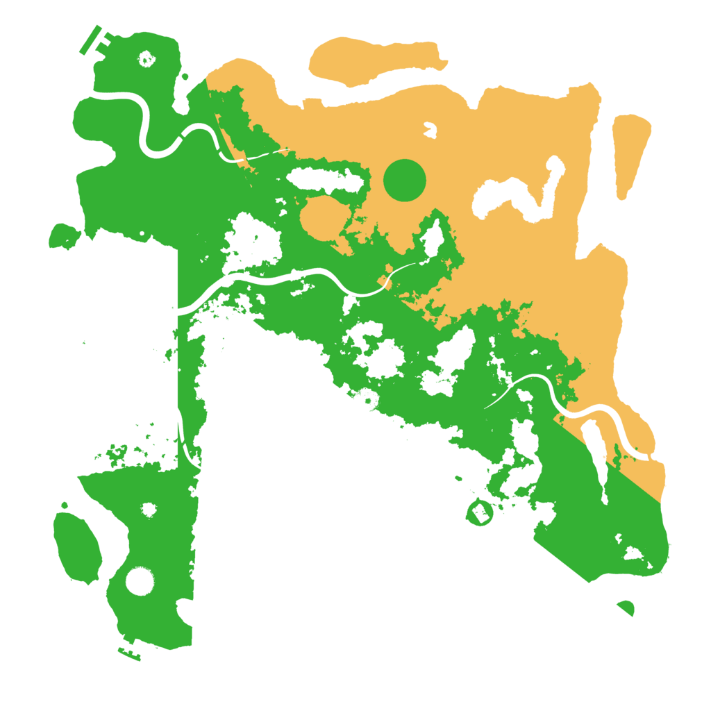 Biome Rust Map: Procedural Map, Size: 4400, Seed: 69856269