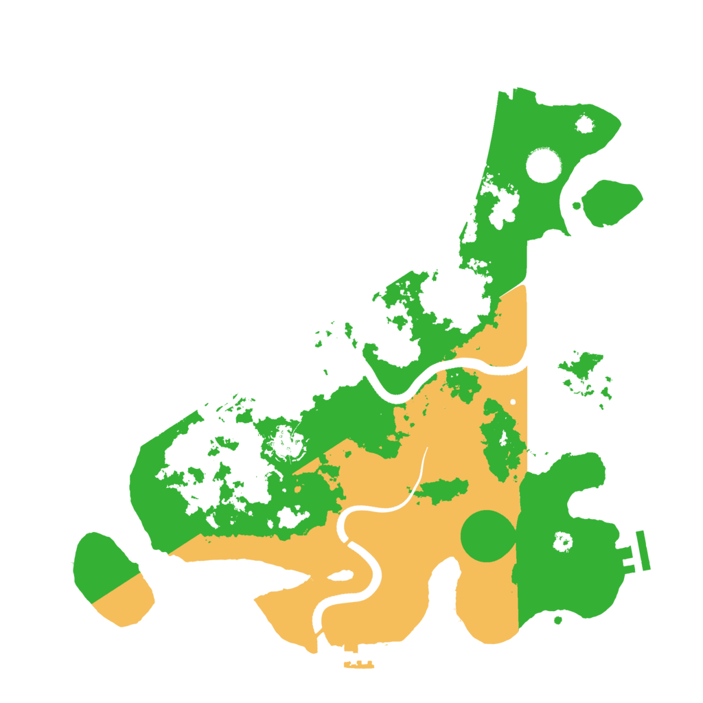 Biome Rust Map: Procedural Map, Size: 3560, Seed: 6206395