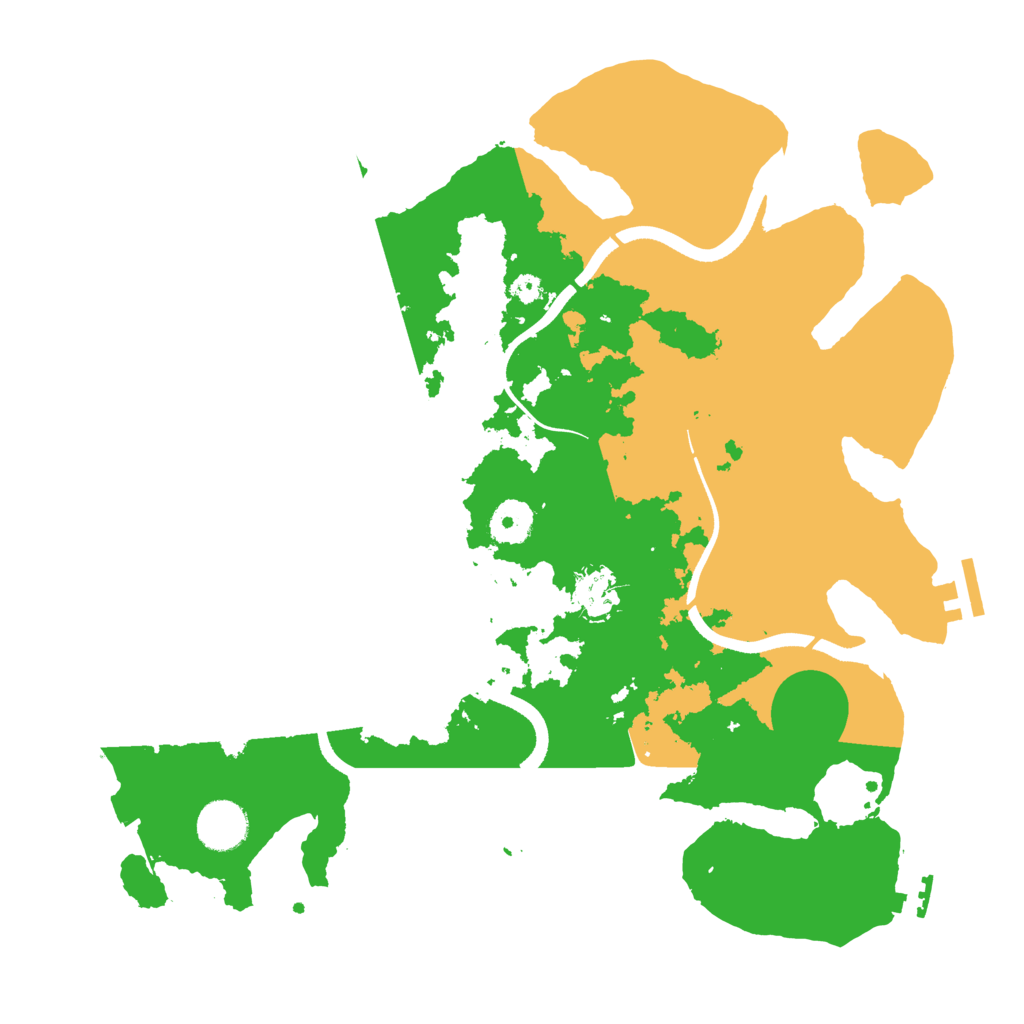 Biome Rust Map: Procedural Map, Size: 3560, Seed: 737044