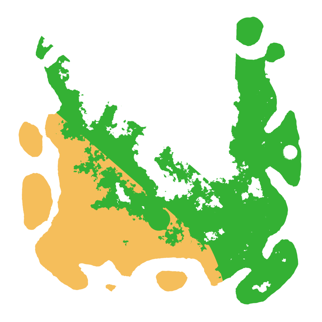 Biome Rust Map: Barren, Size: 4000, Seed: 587