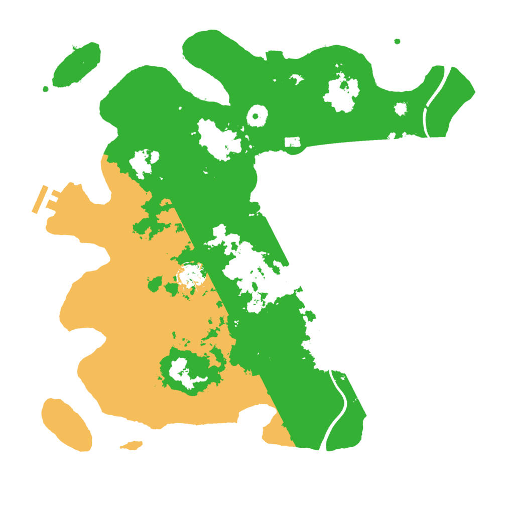 Biome Rust Map: Procedural Map, Size: 3560, Seed: 2759597