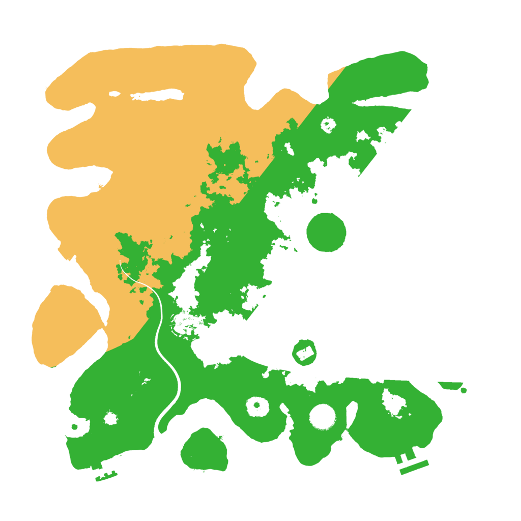 Biome Rust Map: Procedural Map, Size: 3560, Seed: 200449