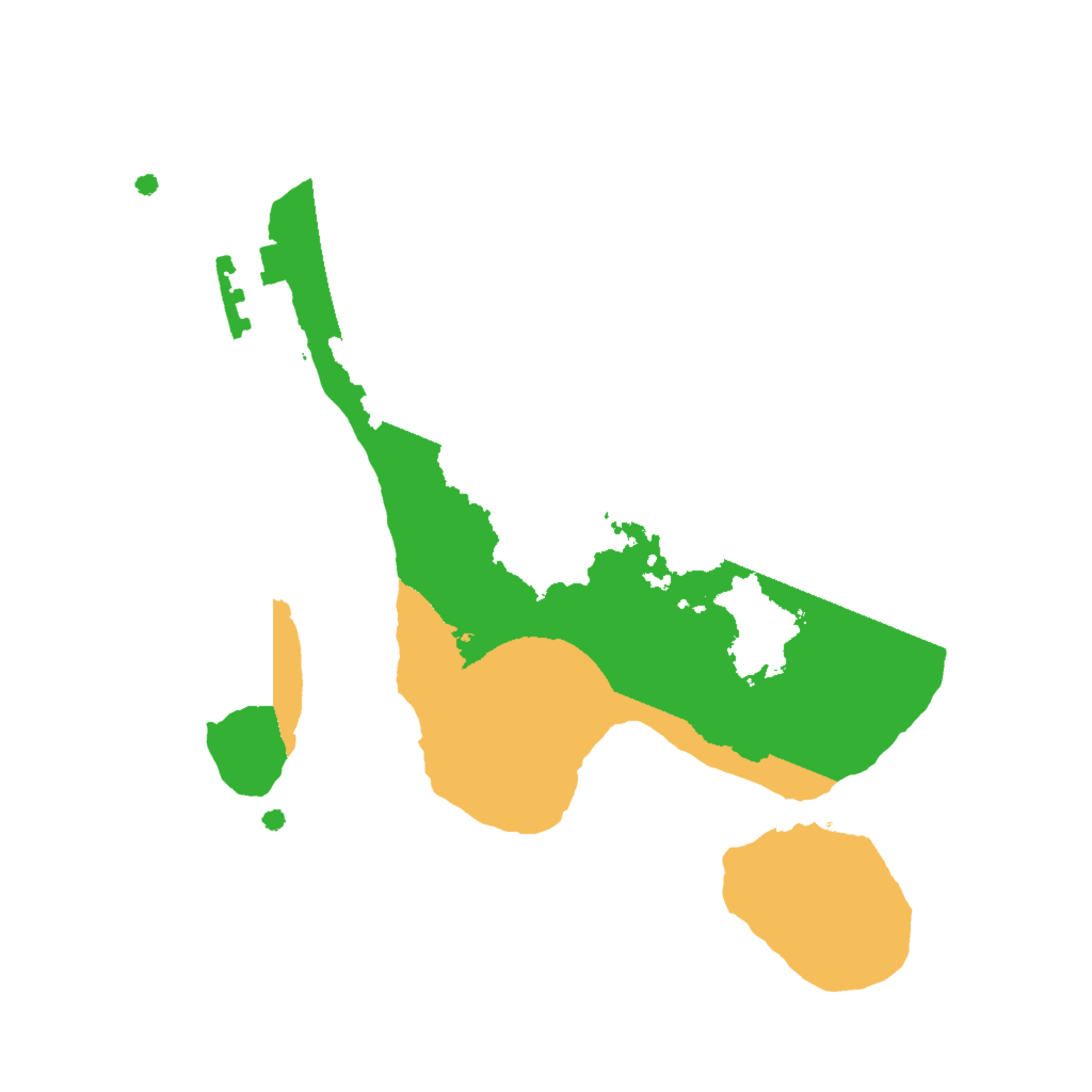 Biome Rust Map: Procedural Map, Size: 2000, Seed: 802455695