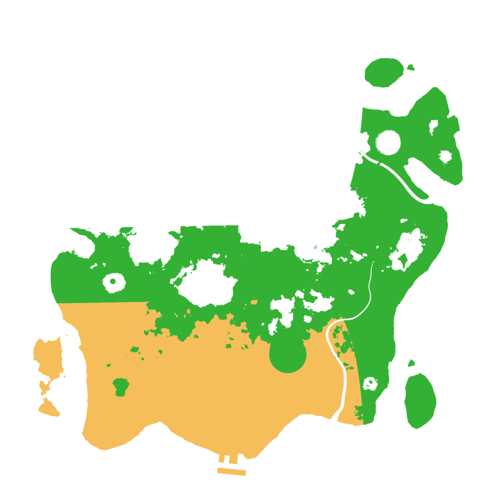 Biome Rust Map: Procedural Map, Size: 3560, Seed: 1129784