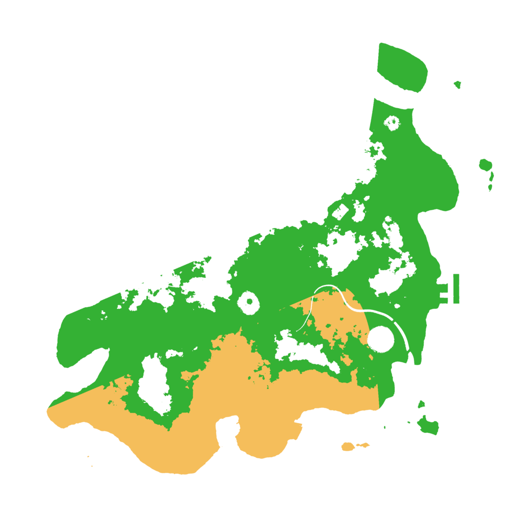 Biome Rust Map: Procedural Map, Size: 3560, Seed: 6269149
