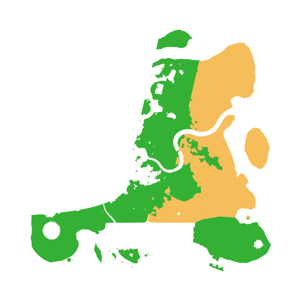 Biome Rust Map: Procedural Map, Size: 3000, Seed: 72241566