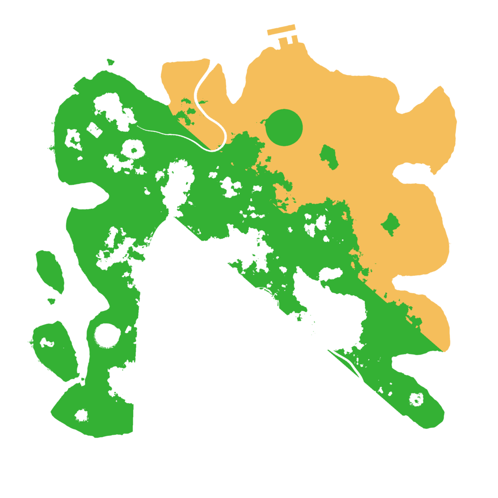 Biome Rust Map: Procedural Map, Size: 3560, Seed: 2560117