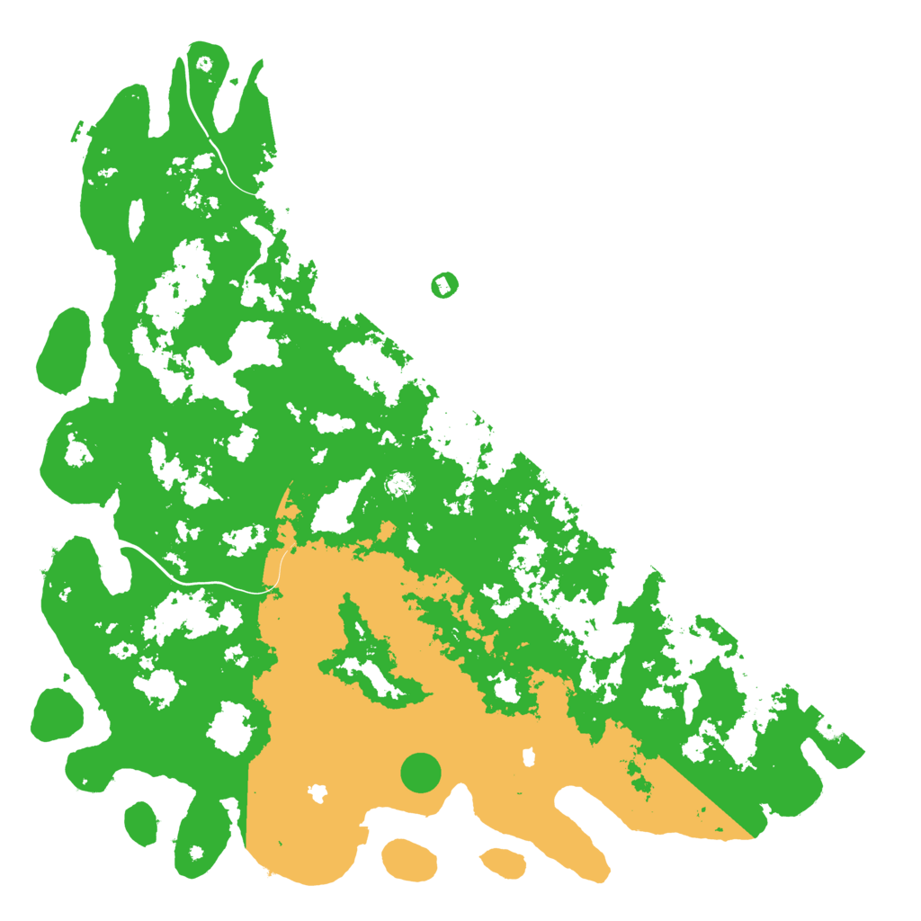Biome Rust Map: Procedural Map, Size: 6000, Seed: 506792