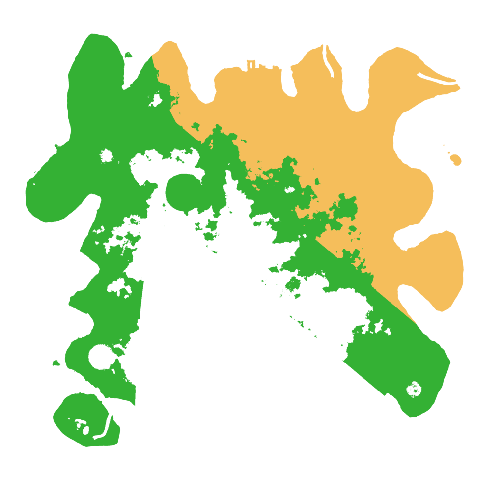 Biome Rust Map: Procedural Map, Size: 3560, Seed: 132070