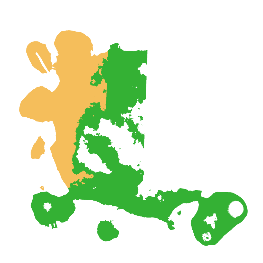 Biome Rust Map: Procedural Map, Size: 3000, Seed: 515565