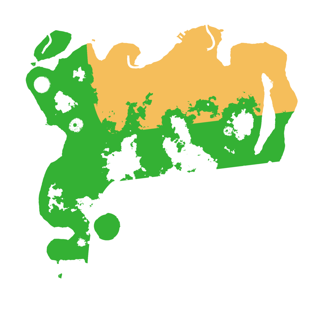 Biome Rust Map: Procedural Map, Size: 3493, Seed: 666999666